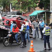Controles viales en Mojica para el cumplimiento del Decreto de emergencia sanitaria