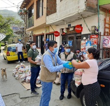 Dagma distribuy&oacute; ayudas alimentarias zonas rurales y vulnerables especiales de Santiago de Cali 