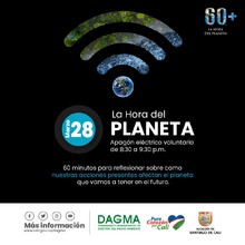 El Dagma te invita a apagar luces por el planeta
