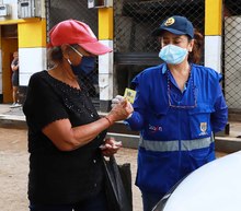 M&aacute;s de 200 bonos alimentarios fueron entregados en la comuna 3