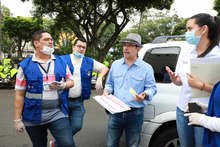 M&aacute;s de 200 bonos alimentarios fueron entregados en la comuna 3