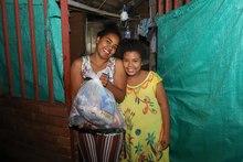 Las ayudas alimentarias llegaron a la Comuna 6