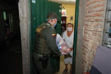 Las ayudas alimentarias llegaron a la Comuna 6