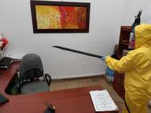 Contin&uacute;an jornadas de desinfecci&oacute;n en edificaciones del Municipio