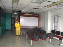 Contin&uacute;an jornadas de desinfecci&oacute;n en edificaciones del Municipio