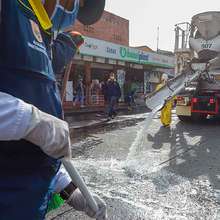 Plazas de mercado de Cali son desinfectadas