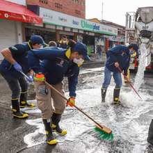 Plazas de mercado de Cali son desinfectadas