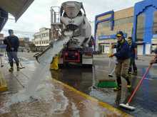 Ya son m&aacute;s de 164 mil metros cuadrados lavados y desinfectados en Cali