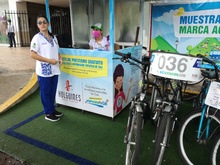 Servicio de bicicleta gratuito, para trabajadores de la salud