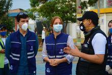 La Secretar&iacute;a de Vivienda Social y H&aacute;bitat particip&oacute; activamente en la jornada de limpieza y desinfecci&oacute;n realizada hoy (19.04.2020) en el sector La Casona, oriente de la ciudad. 