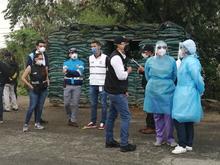 Alcald&iacute;a instala puestos para controlar la llegada de migrantes en el sur de Cali 