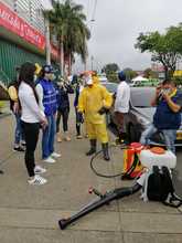 En la Comuna 15 se adelantaron actividades en pro de disminuir el contagio de COVID-19