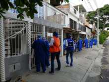 En la Comuna 15 se adelantaron actividades en pro de disminuir el contagio de COVID-19