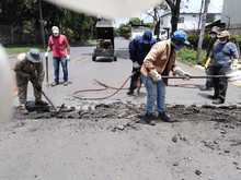 Adelantan actividades de mantenimiento vial en el norte, sur y oriente de Cali