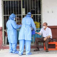 Despliegue de autoridades de salud para detener contagios por coronavirus