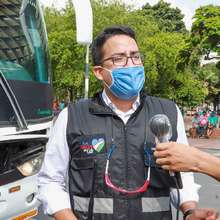 Inmovilizan bus que iba a transportar venezolanos sin autorizaci&oacute;n 