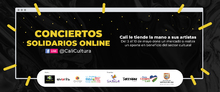 Conciertos solidarios tienden la mano a artistas