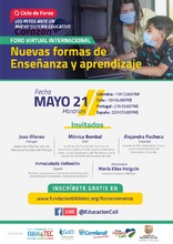 Foro virtual sobre nuevas formas de ense&ntilde;anza y aprendizaje