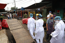 As&iacute; realizan tamizajes para disminuir riesgo de contagio por COVID-19 en Santa Elena