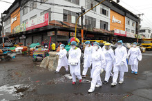 As&iacute; realizan tamizajes para disminuir riesgo de contagio por COVID-19 en Santa Elena