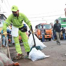 Santa Elena recibi&oacute; ba&ntilde;o matutino, jornada de lavado y desinfecci&oacute;n por la vida de todos