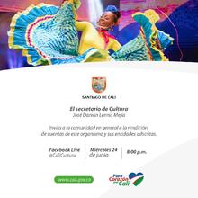 Rendici&oacute;n de cuentas Secretar&iacute;a de Cultura de Cali