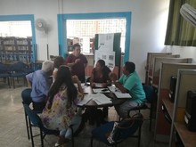 Mesa de trabajo con representantes de padres y acudientes de las IEO