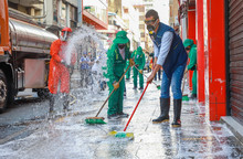 Con lavat&oacute;n y simulacro de activaci&oacute;n, el centro de Cali alista su reapertura