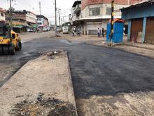 Contin&uacute;a la recuperaci&oacute;n de la capa asf&aacute;ltica en Santa Elena