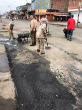 Contin&uacute;a la recuperaci&oacute;n de la capa asf&aacute;ltica en Santa Elena