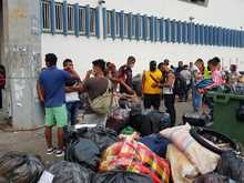 Un grupo de 70 venezolanos viaj&oacute; a la frontera con recursos propios