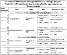 Unidos por el bienestar psicosocial de la comunidad educativa