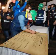 Firman pacto para garantizar reapertura segura de Santa Elena