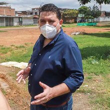 Alcald&iacute;a y comunidad visitan terreno donde se construir&aacute; Parque Lineal Cauquita