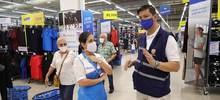 Recorren centros comerciales para garantizar reapertura con responsabilidad