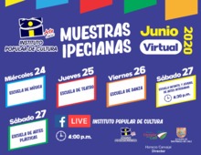 Muestras Ipecianas, del 23 al 27 de junio por Facebook 