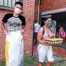 Bendiciones cargadas de alimentos recibieron los ni&ntilde;os con d&eacute;ficit nutricional