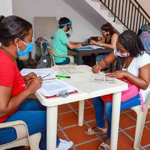 Bendiciones cargadas de alimentos recibieron los ni&ntilde;os con d&eacute;ficit nutricional