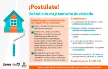  Comunas 1, 18 y 20 pueden postularse a la convocatoria de Subsidio de Mejoramiento de Vivienda