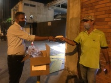 Se realiz&oacute; entrega de tapabocas a taxistas y agentes de tr&aacute;nsito