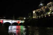 El Puente Ortiz y la Loma de la Cruz se iluminan con la bandera de Cali
