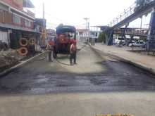 Actividades de mantenimiento vial contin&uacute;an en el barrio 7 de Agosto