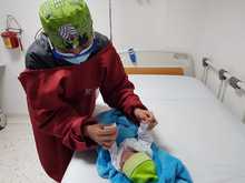 &Aacute;ngel, el reci&eacute;n nacido abandonado en el oriente de Cali, fue entregado al ICBF