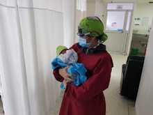 &Aacute;ngel, el reci&eacute;n nacido abandonado en el oriente de Cali, fue entregado al ICBF