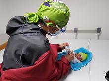 &Aacute;ngel, el reci&eacute;n nacido abandonado en el oriente de Cali, fue entregado al ICBF