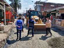 Secretaria de Infraestructura inspecciona las obras de la fase II de Santa Elena