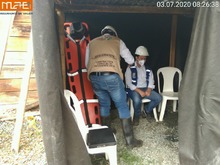 Simulan casos sospechosos de la COVID-19 en obras de Infraestructura