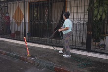 Con lavat&oacute;n nos tomamos sector de El Pondaje para mitigar el Coronavirus