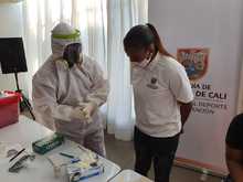 &Iacute;dolos deportivos cale&ntilde;os ponen ejemplo con su prueba PCR