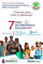 Ma&ntilde;ana, con&eacute;ctate al 7&ordm; Foro sobre Convivencia Escolar